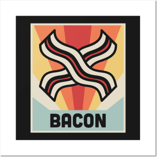 Vintage 70s Bacon Strips Posters and Art